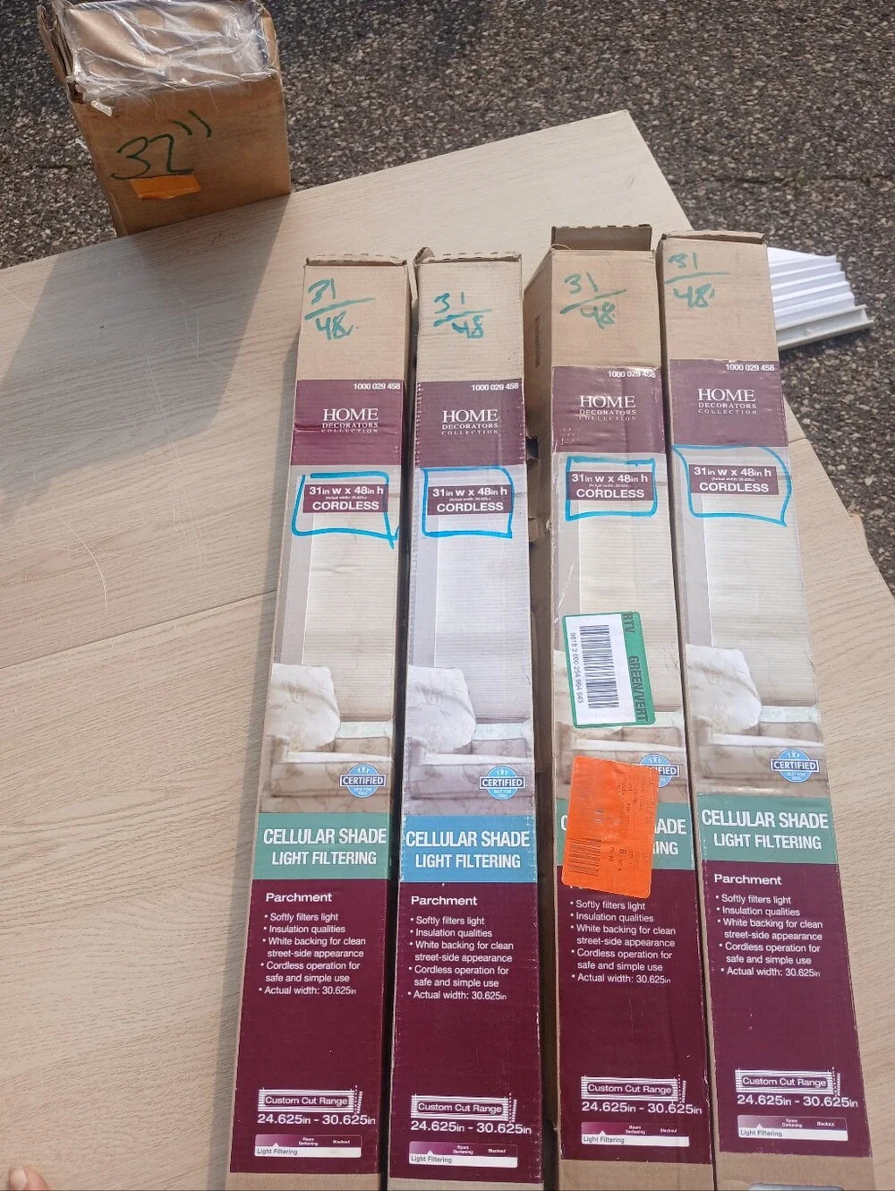 Home Decorators Collection Cordless Cellular Shade - Parchment